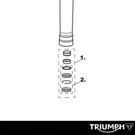 Triumph Seal & Bearing Kit framgaffel