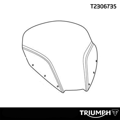Triumph original vindruta Tiger Sport