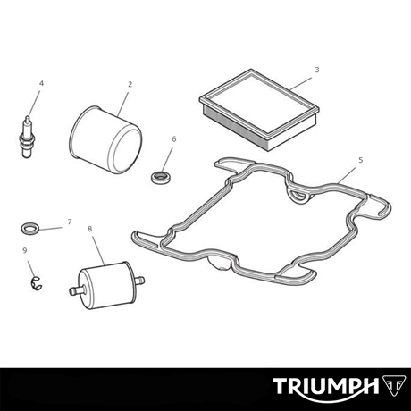 Triumph original Engine Service Kit Thruxton/ R
