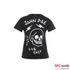 T-Shirt Live Fast Skull Fade Out dam