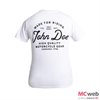 T-Shirt JD Lettering White dam