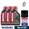Suzuki Servicekit - 3L olja, oljefilter och oljebricka 12mm