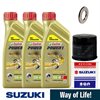 Suzuki Servicekit - 3L olja, oljefilter och oljebricka 14mm