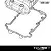 Triumph original packning ventilkåpa